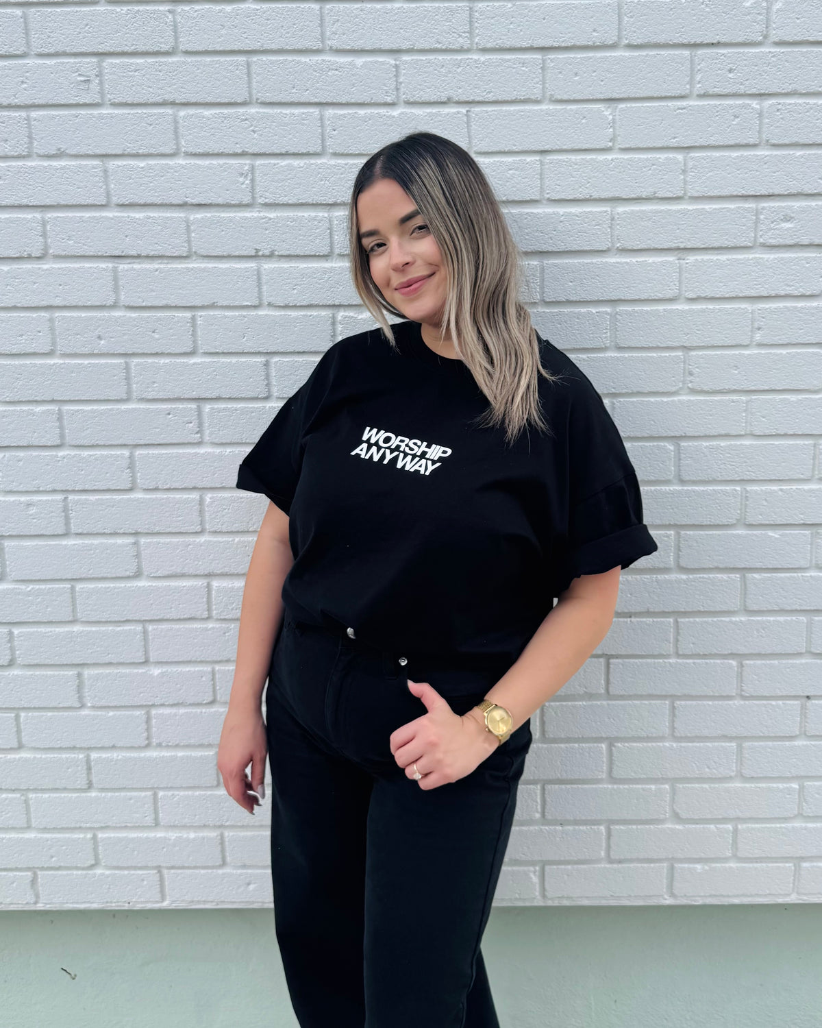 Worship Anyway | Boxy Tee