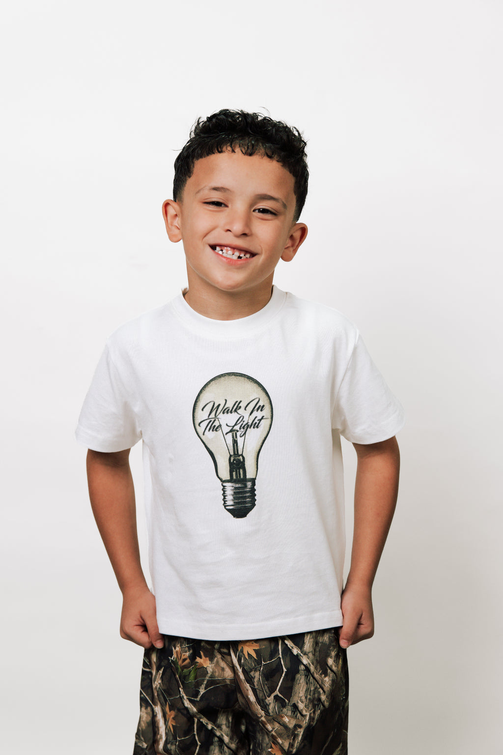 Walk in the Light Set | Kid's Boxy Tee + Premium Shorts