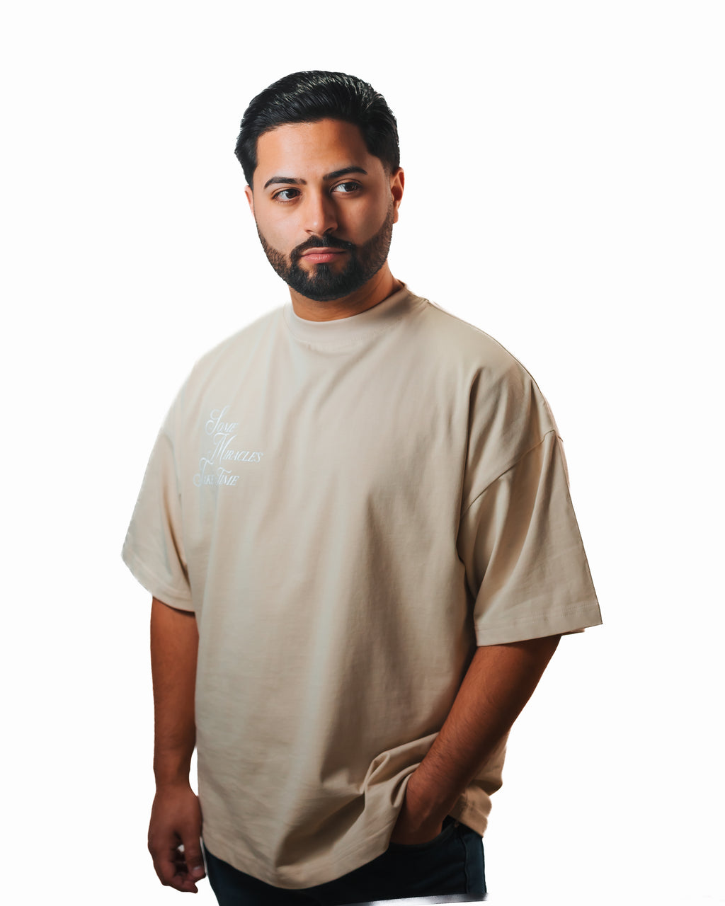 Miracles Take Time | Just Wait (Boxy Tee)