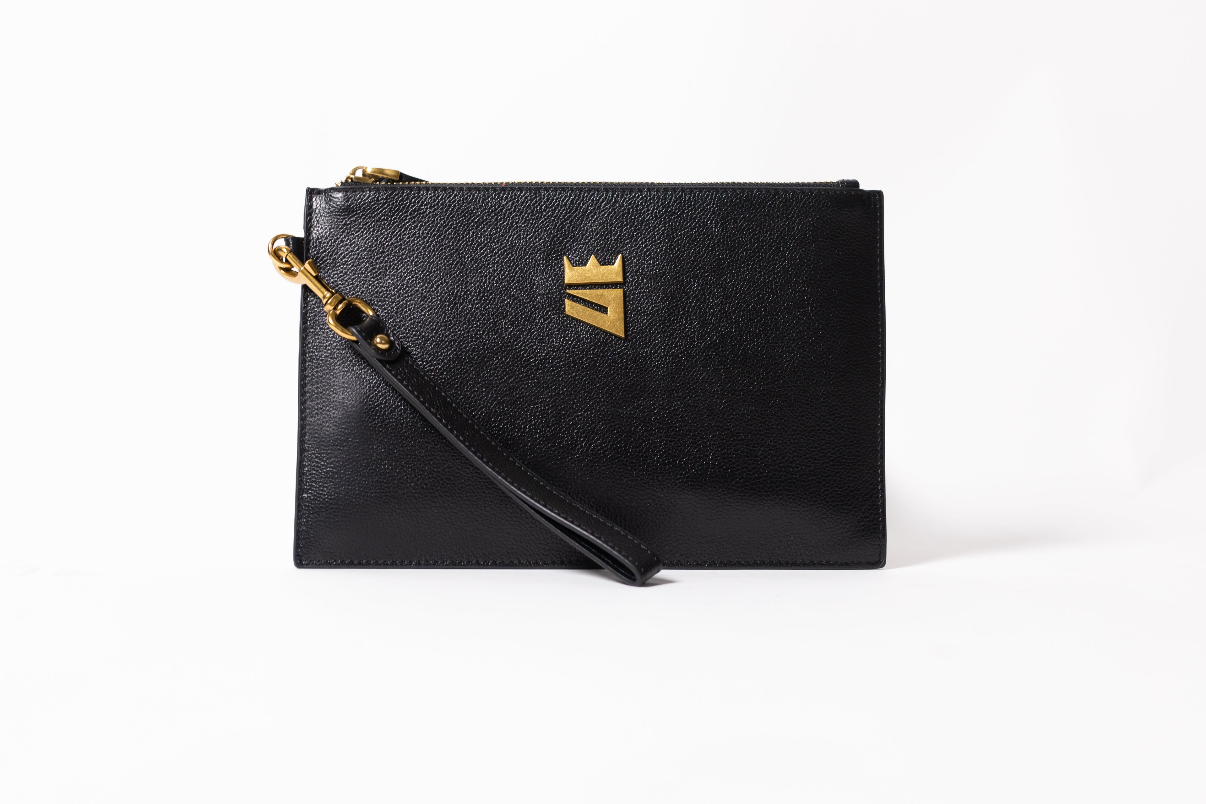 Leather Wristlet-Clutch