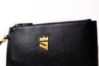 Leather Wristlet-Clutch