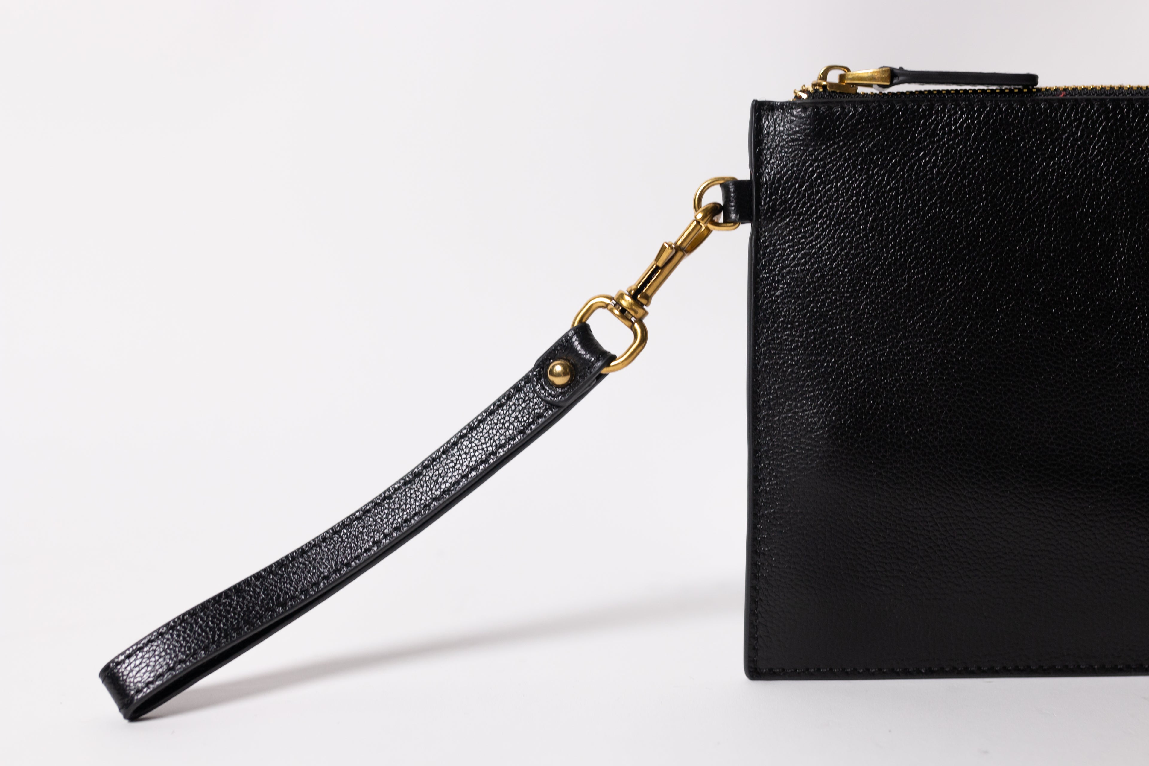 Leather Wristlet-Clutch