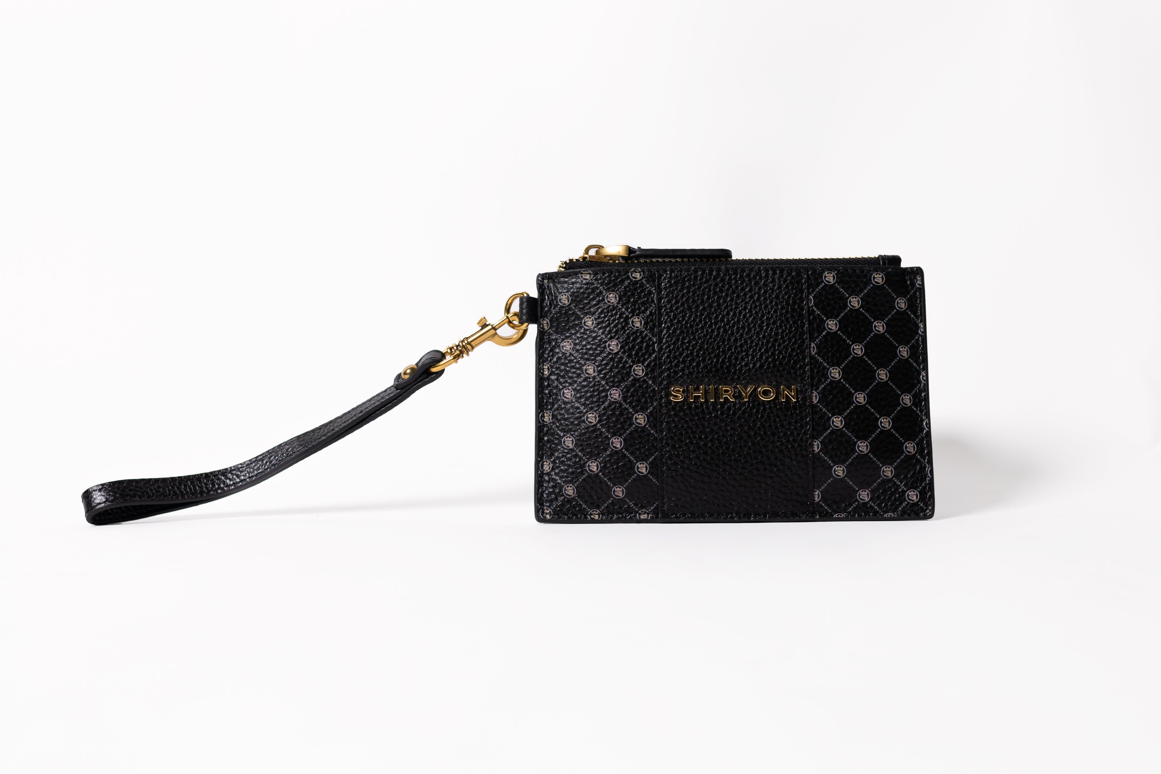 Small Monogram Leather Wristlet