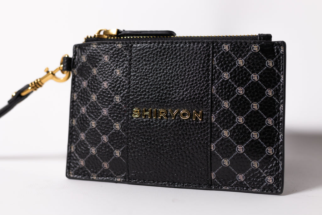 Small Monogram Leather Wristlet