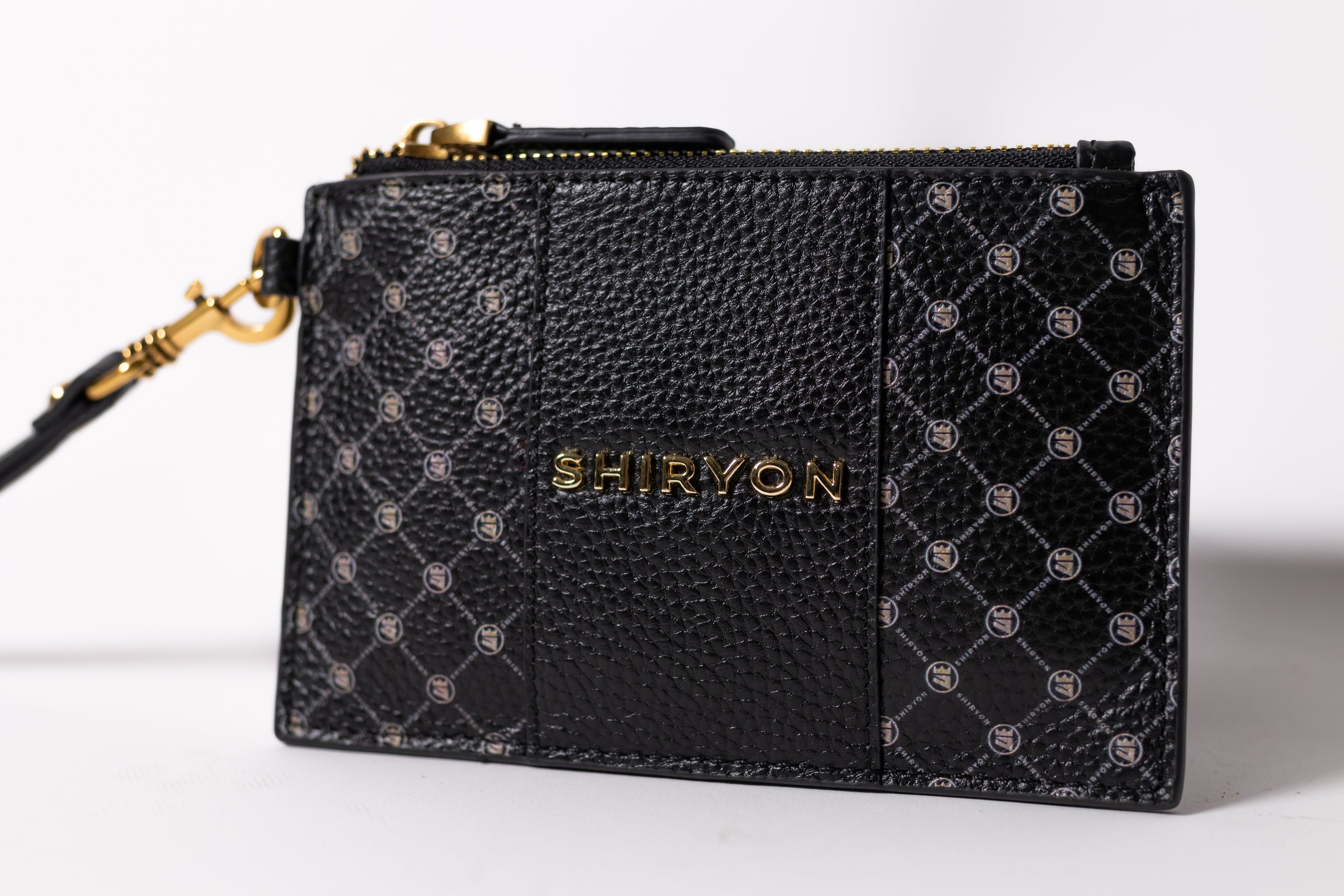 Small Monogram Leather Wristlet