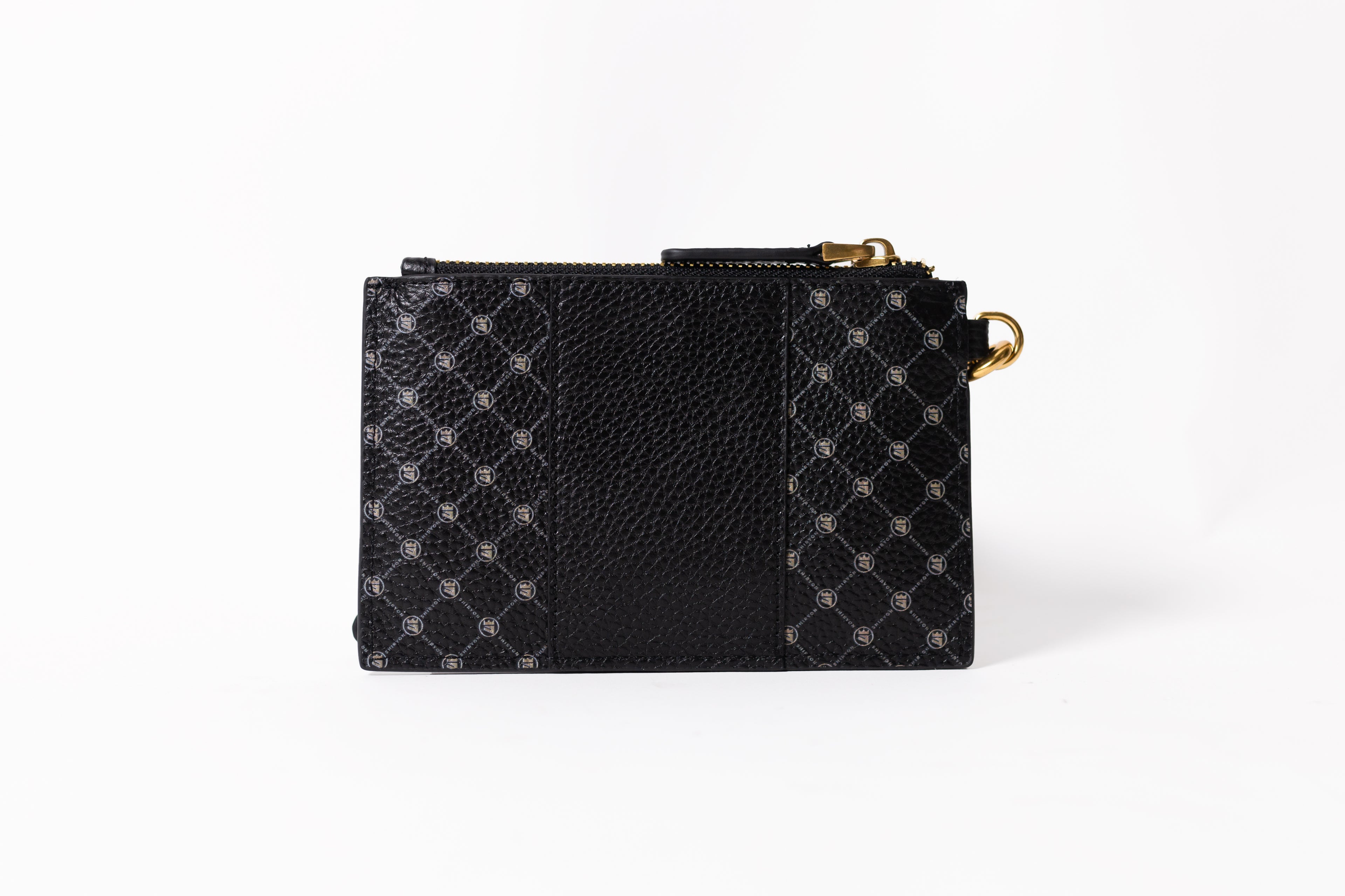 Small Monogram Leather Wristlet