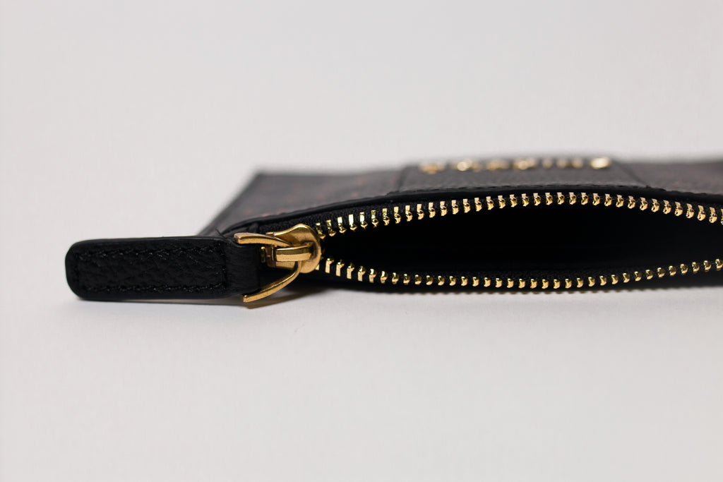 Small Monogram Leather Wristlet