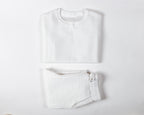 White Square-Textured Set