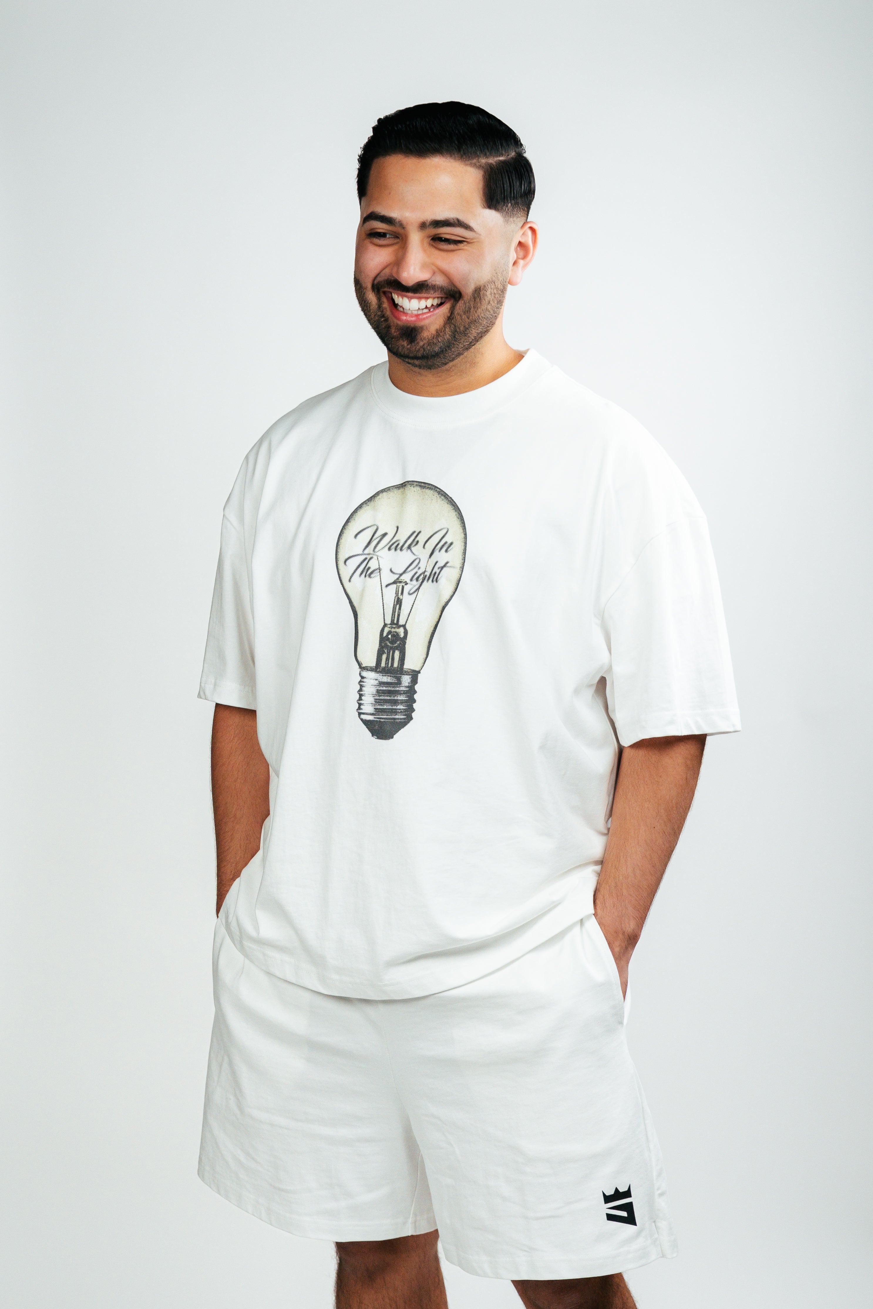 Walk in the Light Set | Boxy Tee + Premium Shorts