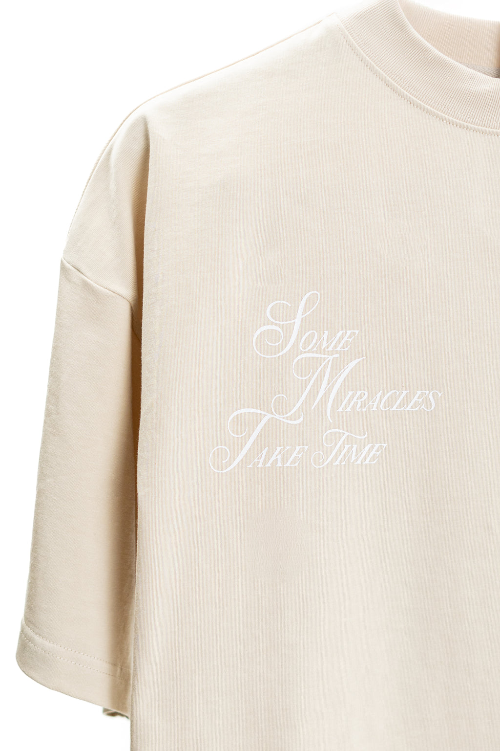Miracles Take Time | Just Wait (Boxy Tee)