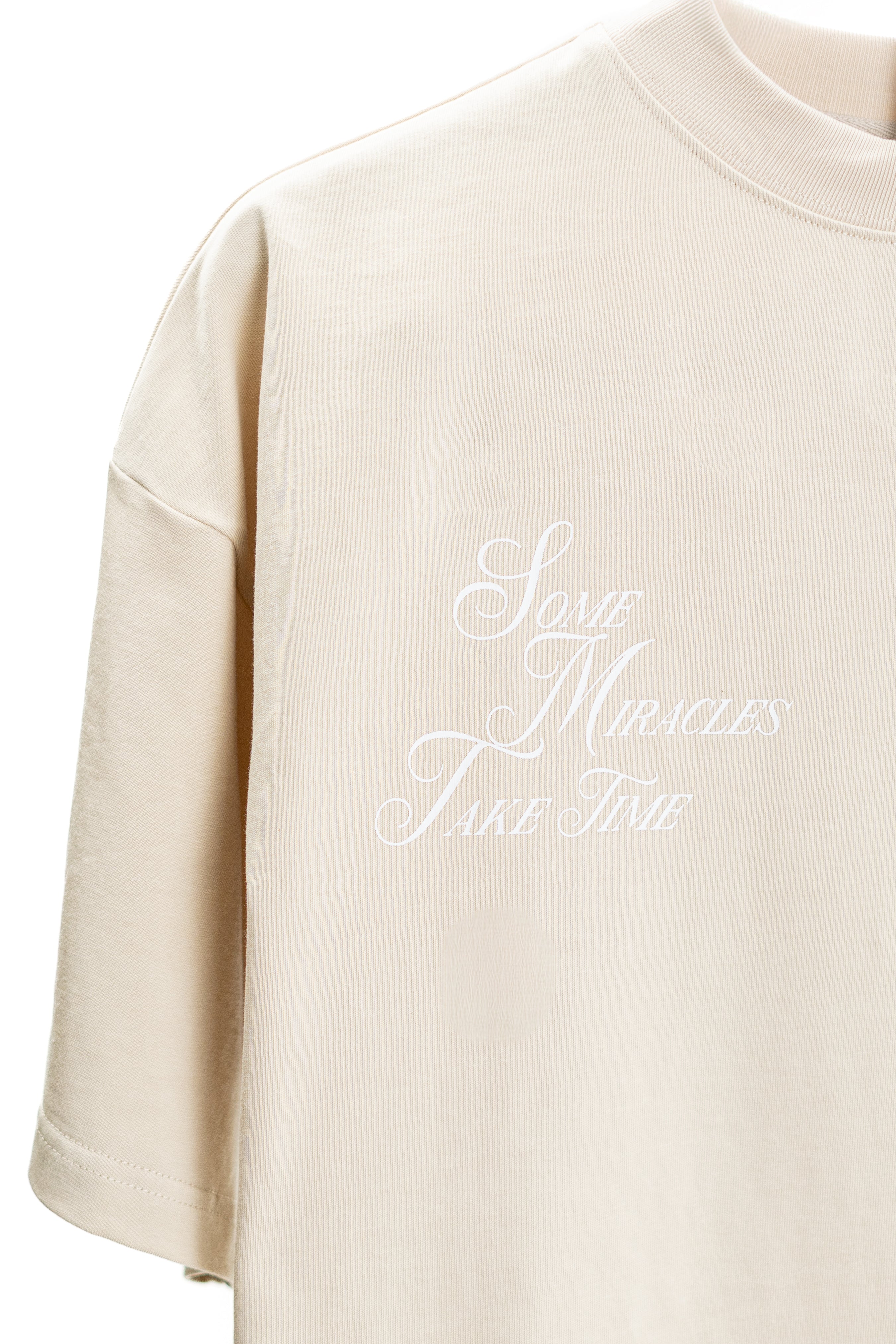 Miracles Take Time | Just Wait (Boxy Tee)