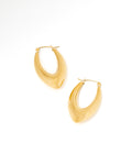 V-Chunky Hoops Earrings