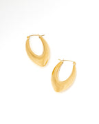 V-Chunky Hoops Earrings