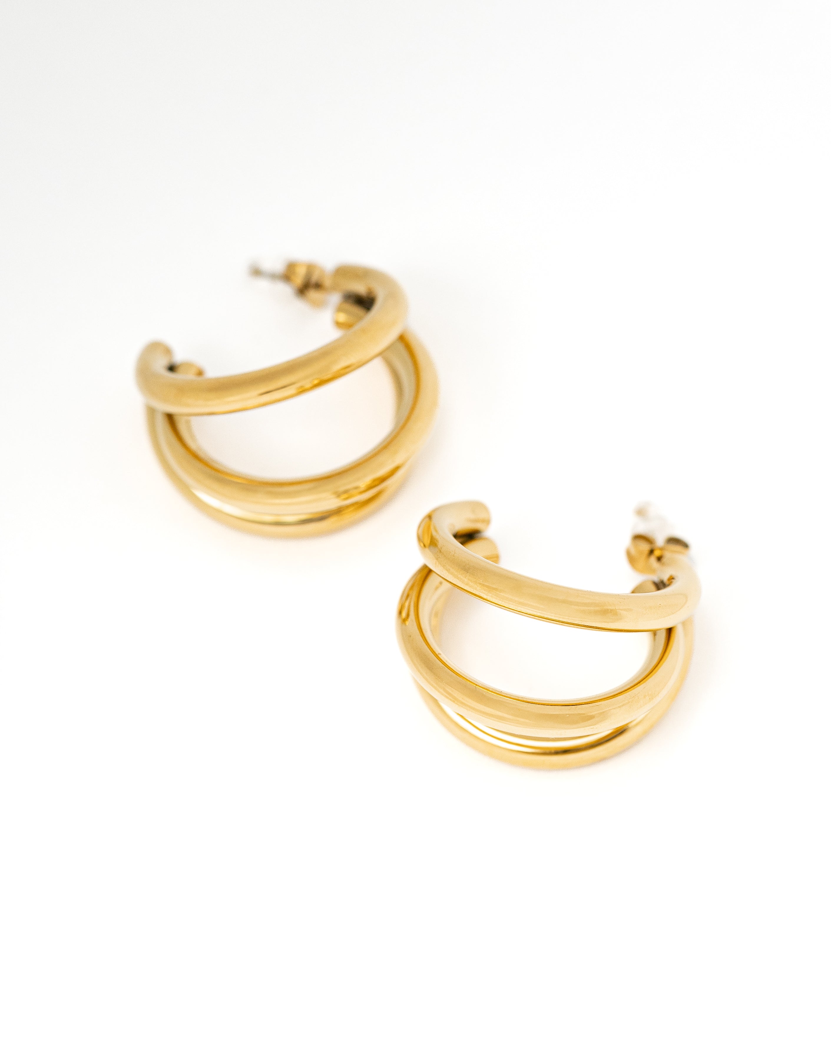 Triple Hoop Earrings