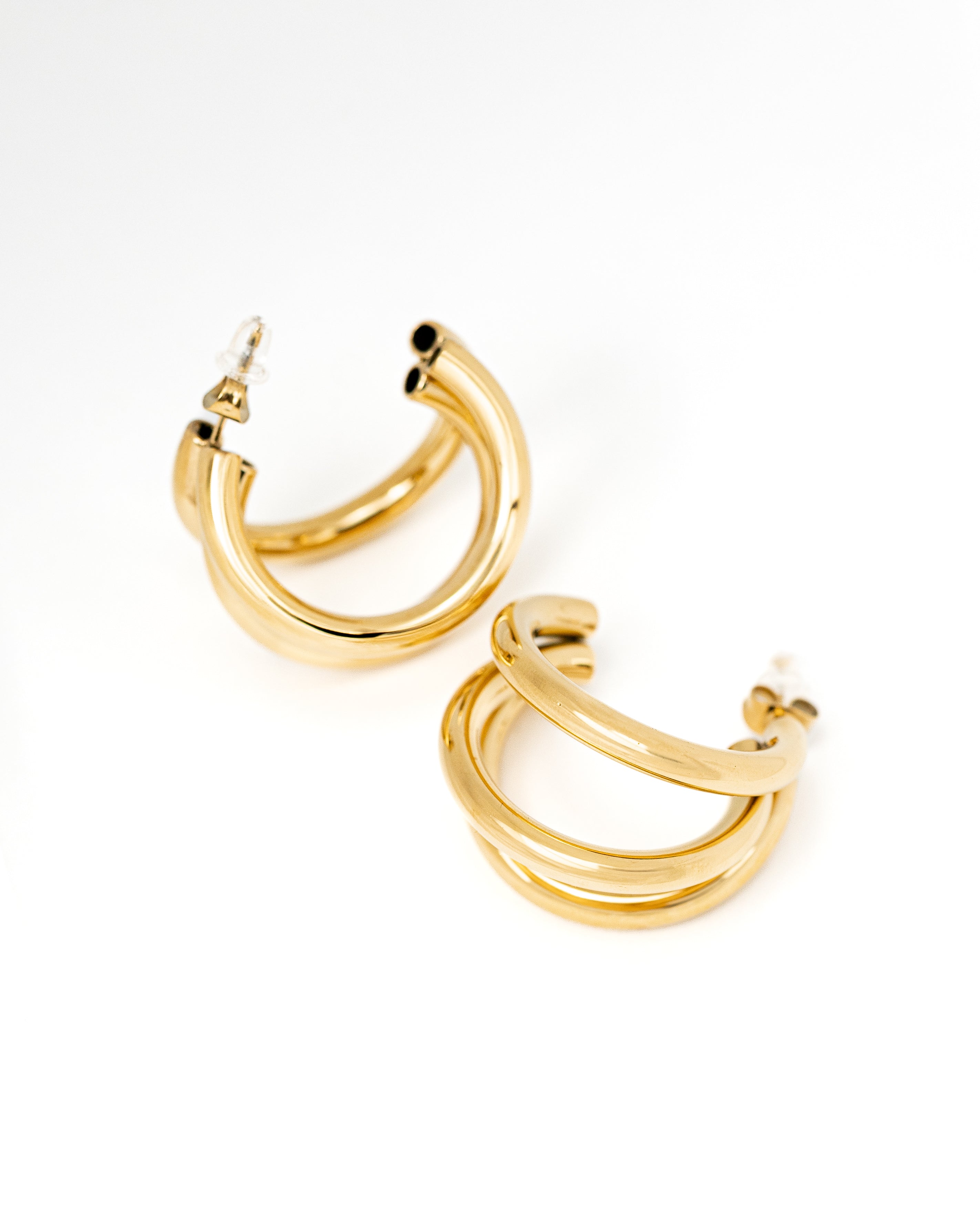 Triple Hoop Earrings