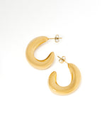 Chunky Tapered Hoop Earrings