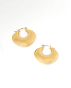 Chunky Heart Hoop Earings