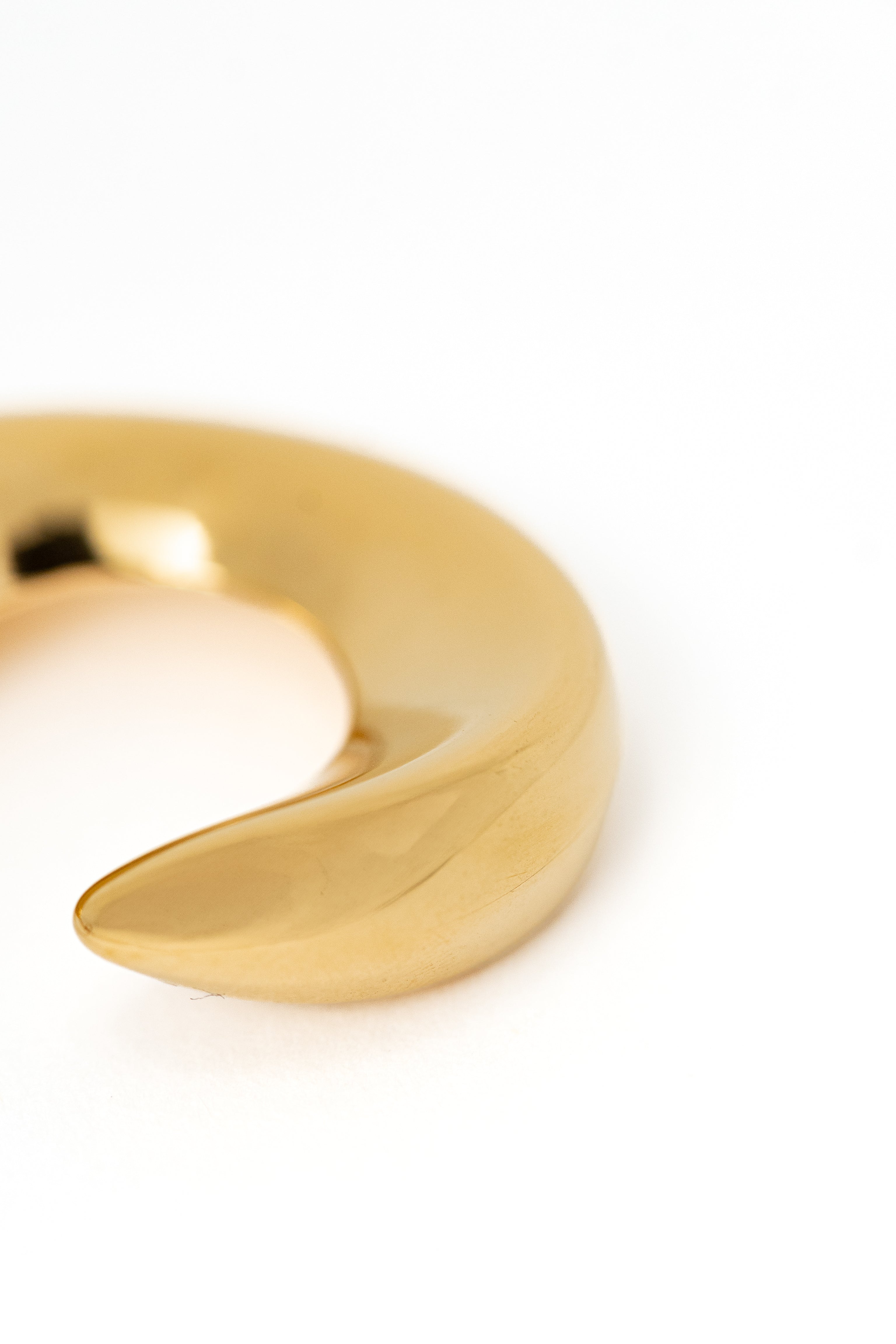 Chunky Tapered Hoop Earrings