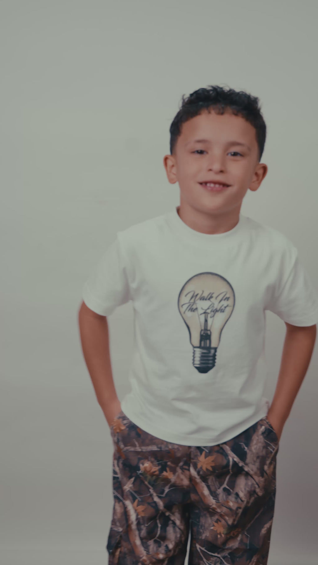 Walk in the Light Set | Kid's Boxy Tee + Premium Shorts